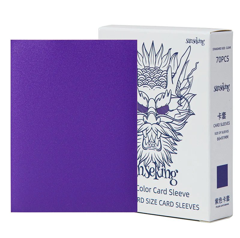 70 pochettes de taille Standard - Violet - Sanseking