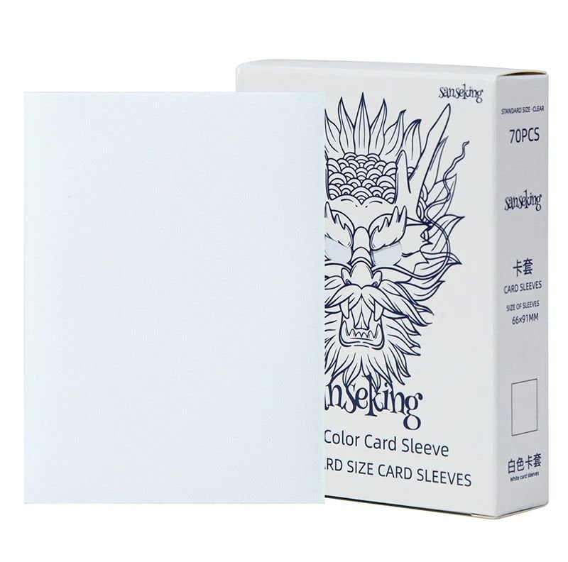 70 pochettes de taille Standard - Blanc - Sanseking