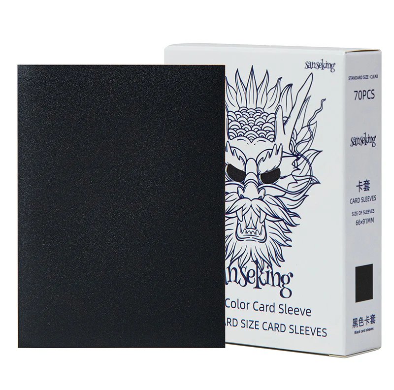 70 pochettes de taille Standard - Noir - Sanseking