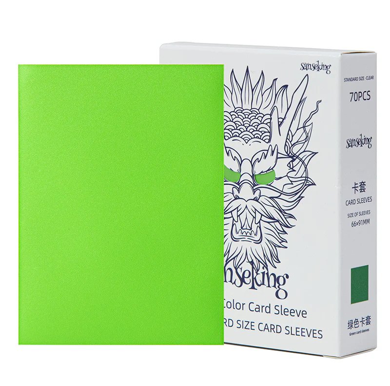 70 pochettes de taille Standard - Vert - Sanseking