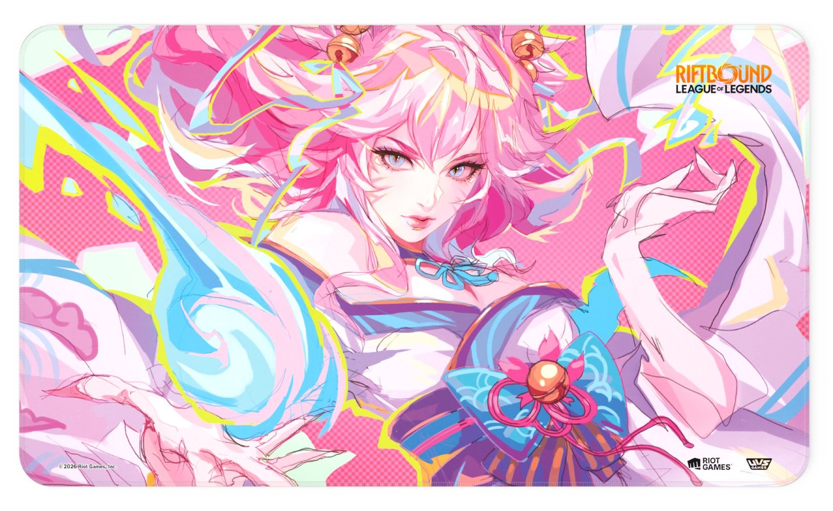 Tapis de jeu Spiritforged Spirit Blossom Ahri - Riftbound: League of Legends