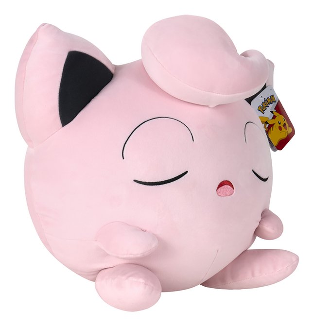 Peluche Rondoudou yeux fermés 45 cm - Pokémon