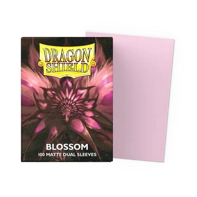 100 Pochettes Dual Matte Format Standard Blossom - Dragon Shield
