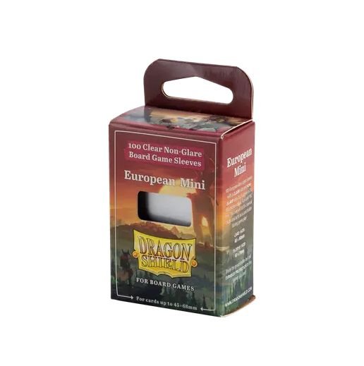 100 45x68mm European Mini sleeves - Dragon Shield