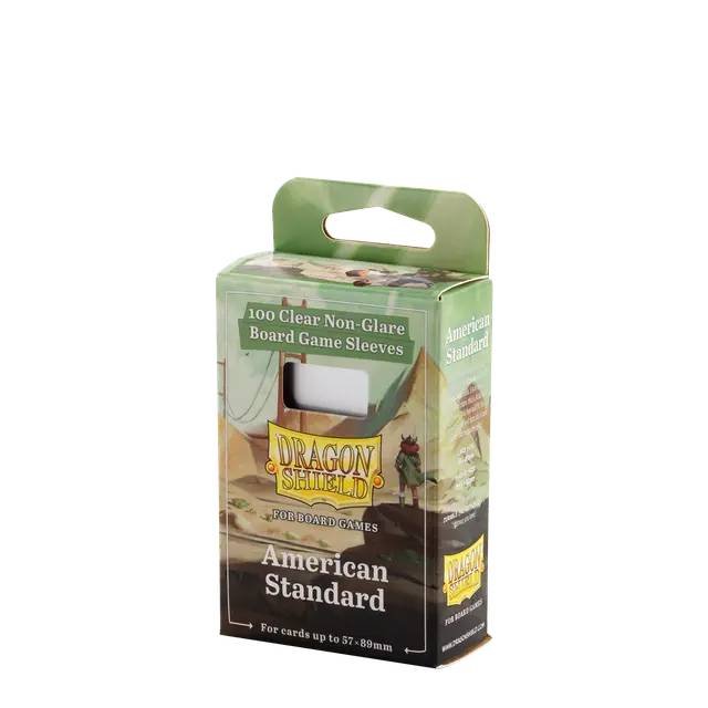 100 Protèges cartes American Standard 57x89mm - Board Game Dragon Shield