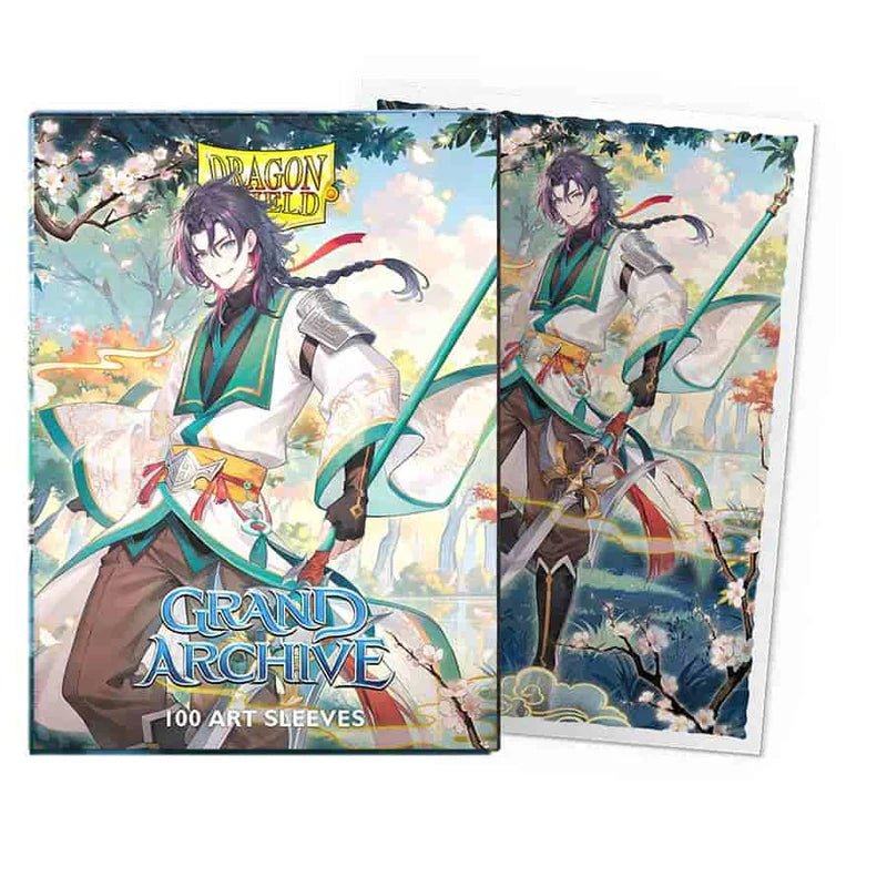 100 Grand Archive - Jin, Fate Defiant Matte Art Standard Size Sleeves - Dragon Shield
