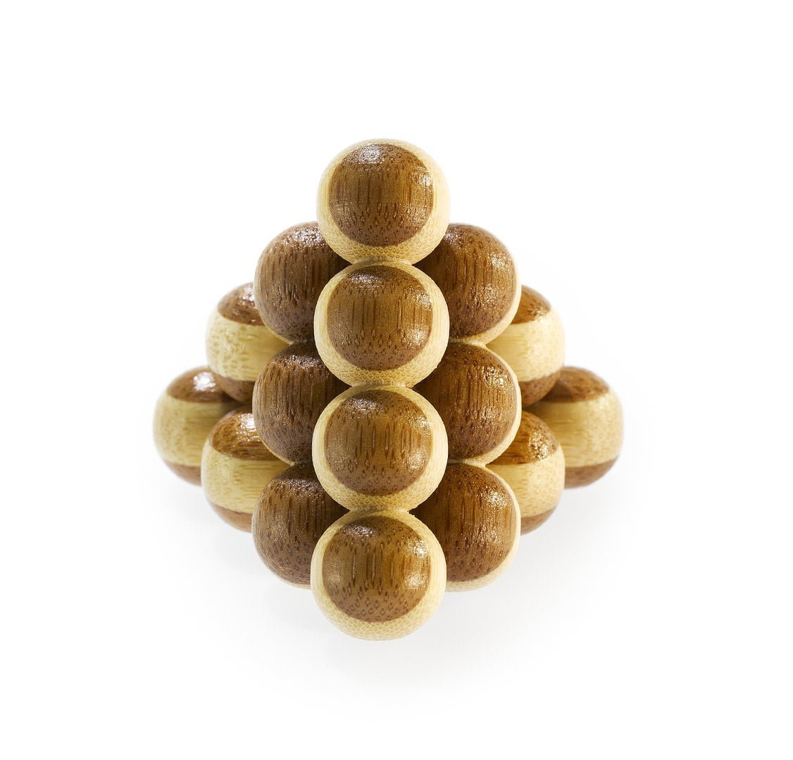 Cannon Balls - 3D Bamboo Brain Teaser Puzzle