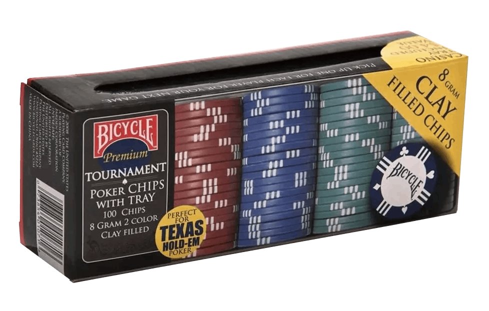 Set of 100 Poker Chips – Bicycle
