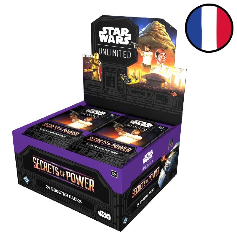 Boîte de 24 Boosters Secrets du Pouvoir - Star Wars Unlimited FR