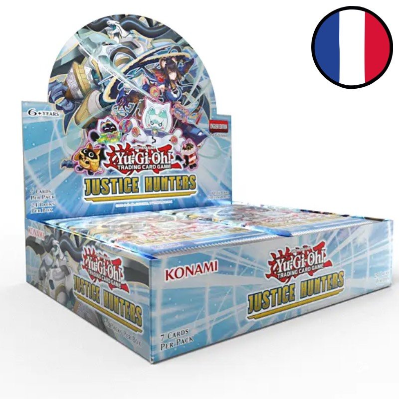 Display of 24 Justice Hunters Packs - Yu-Gi-Oh! FR