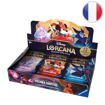 Display de 24 boosters Premier Chapitre - Disney Lorcana - réimpression - FR