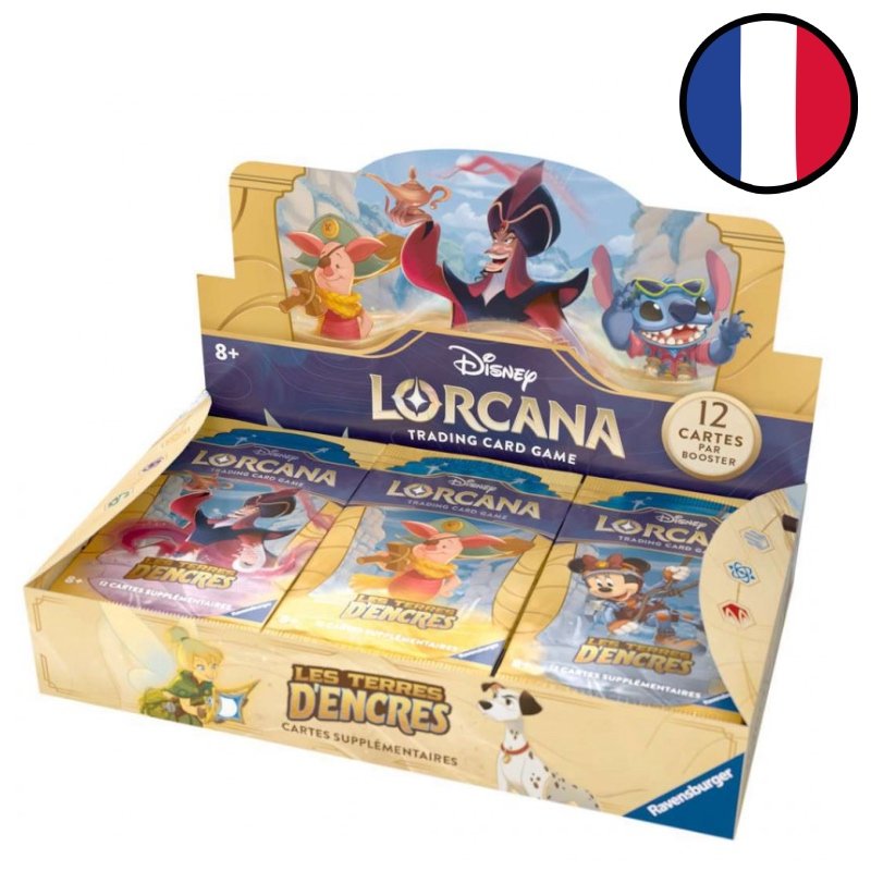 Display de 24 boosters Les Terres d'Encres Chapitre 3 - Disney Lorcana FR