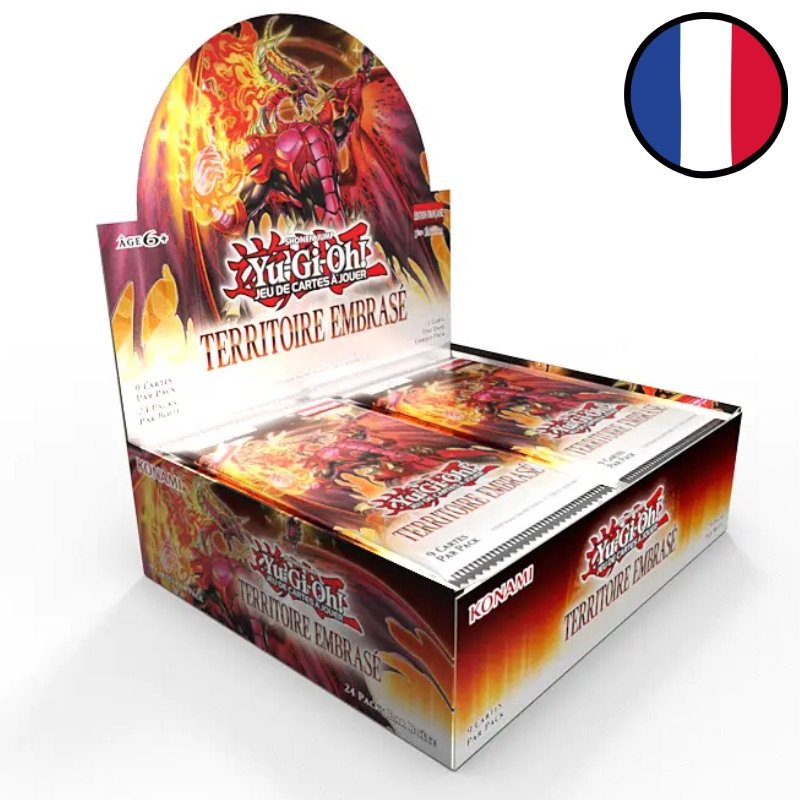 Display of 24 Blazing Dominion Packs - Yu-Gi-Oh! FR