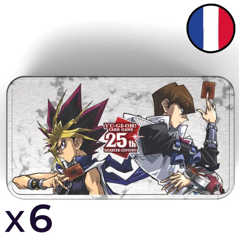 Lots de 6 Boîtes du 25ème anniversaire : Les Miroirs du Duel - Méga-Tin 2024 - Yu-Gi-Oh! FR