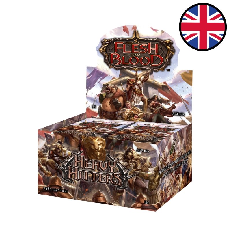 Heavy Hitters Display of 24 booster packs - Flesh and Blood EN