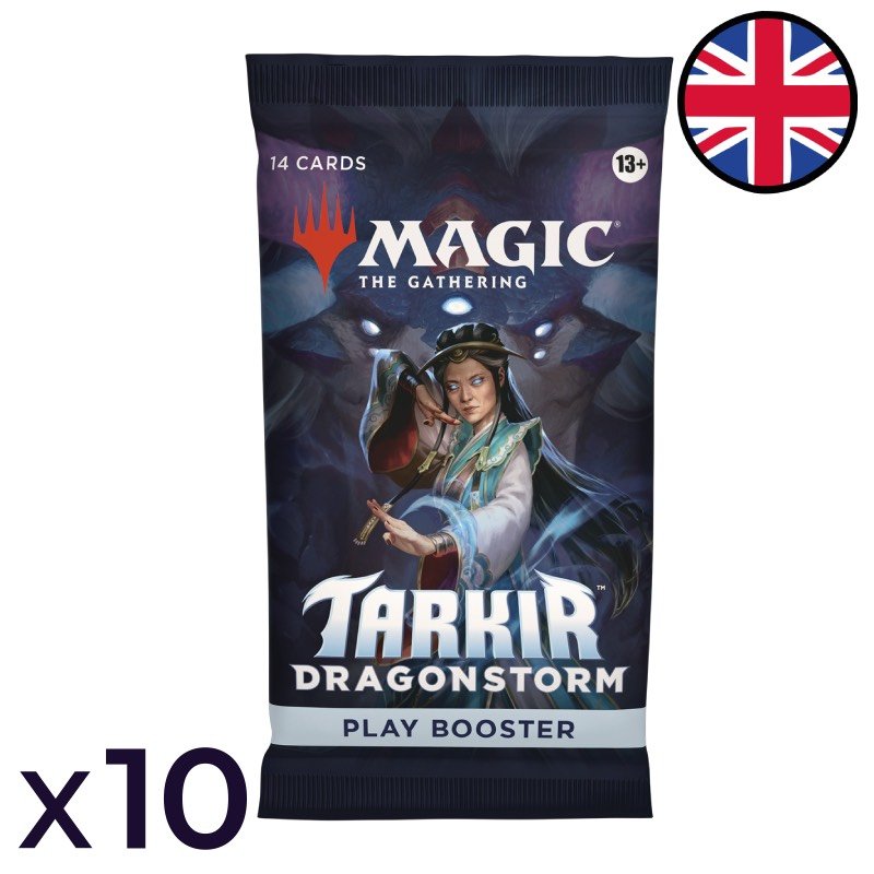 Lot de 10 boosters de jeu Tarkir : la tempête des dragons - Magic EN