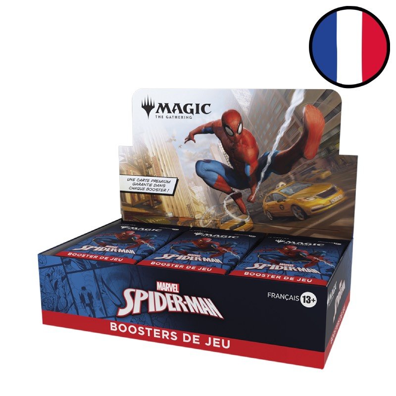 Boite de 30 boosters de jeu Magic: The Gathering — Marvel's Spider-Man - Magic FR