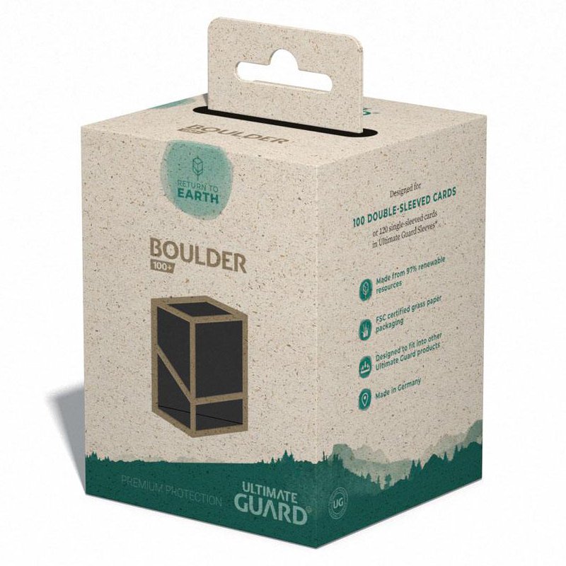 Boulder Deck Case 100+ Return to Earth Black - Ultimate Guard