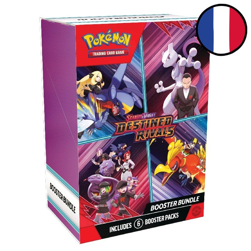 Set of 6 Scarlet & Violet: Destined Rivals booster packs - Pokémon FR