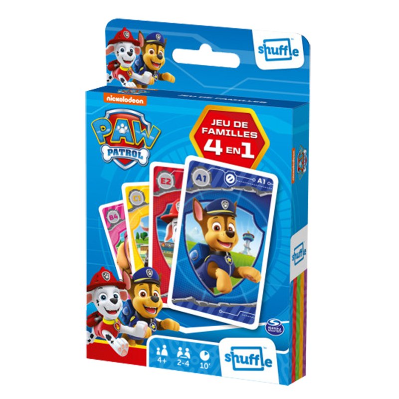 Jeu de Familles 4 en 1 Pat'Patrouille