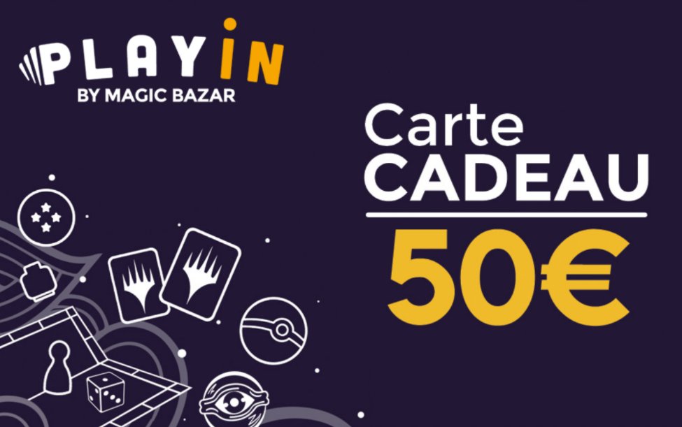 Carte Cadeau Physique - 50 €