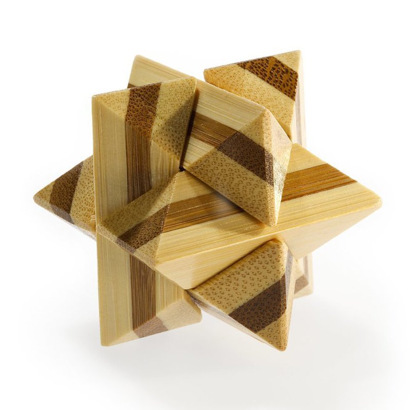 Superstar - 3D Bamboo Brain Teaser Puzzle