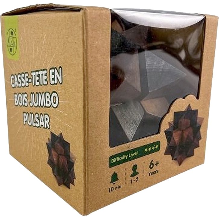 Pulsar - Jumbo Wooden Brain Teaser Puzzle