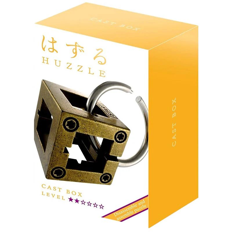 Hanayama - Cast Box - Metal Brain Teaser Puzzle Lvl2