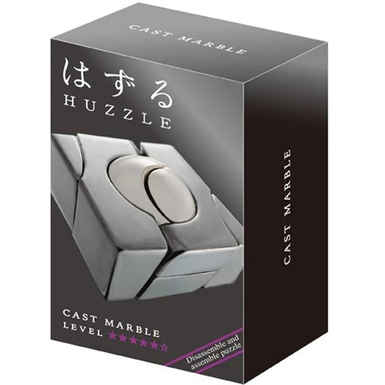 Hanayama - Cast Marble - Metal Brain Teaser Puzzle Lvl5