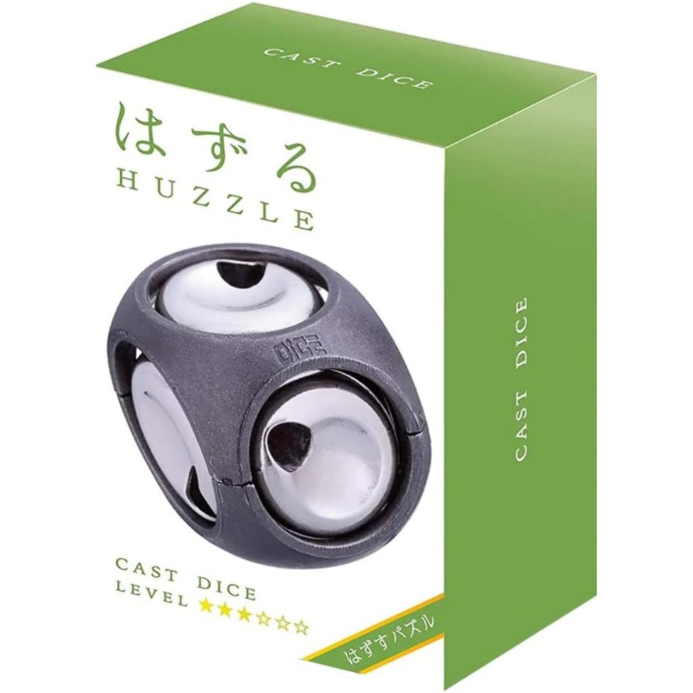 Hanayama - Cast Dice - Metal Brain Teaser Puzzle Lvl3