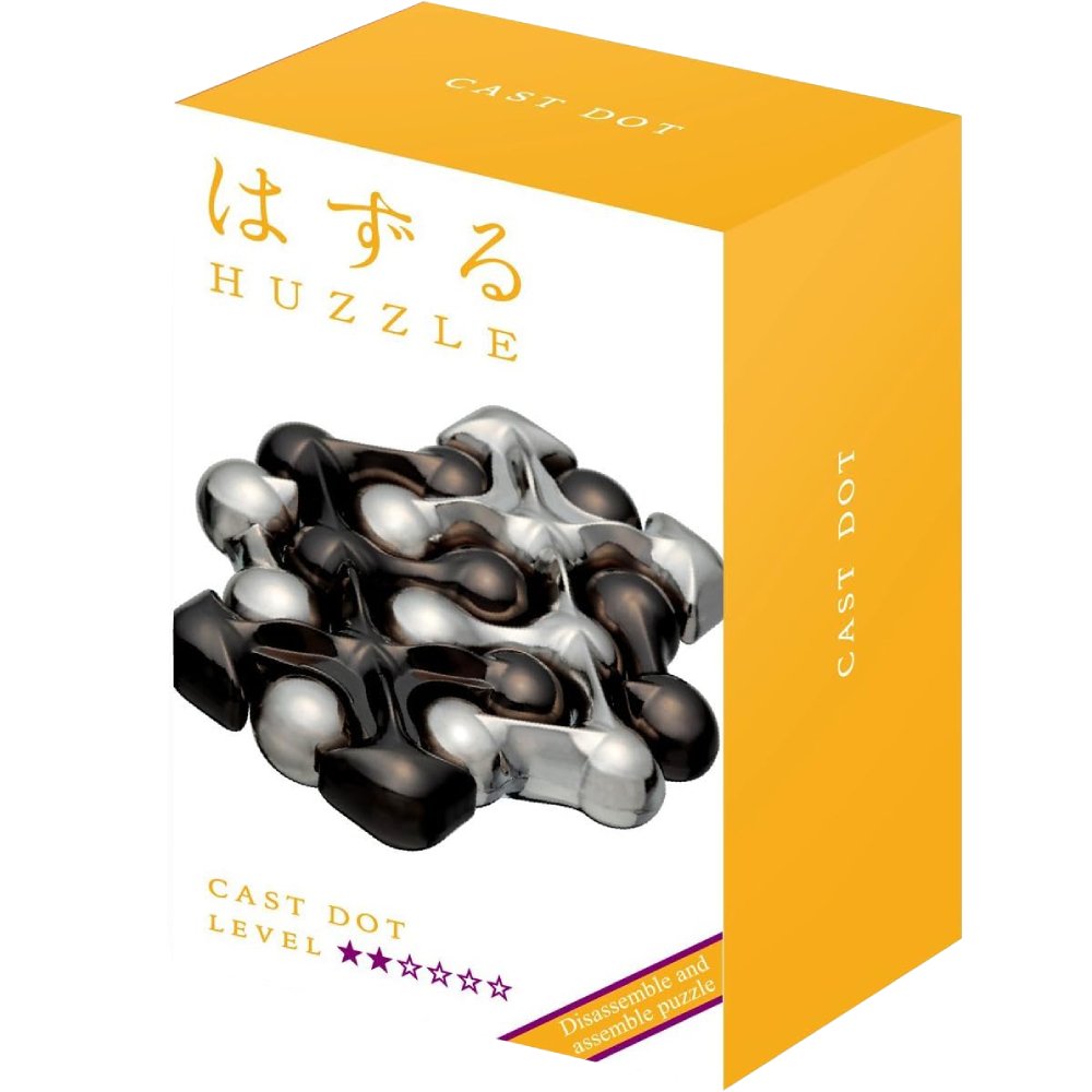 Hanayama - Cast Dot - Metal Brain Teaser Puzzle Lvl2