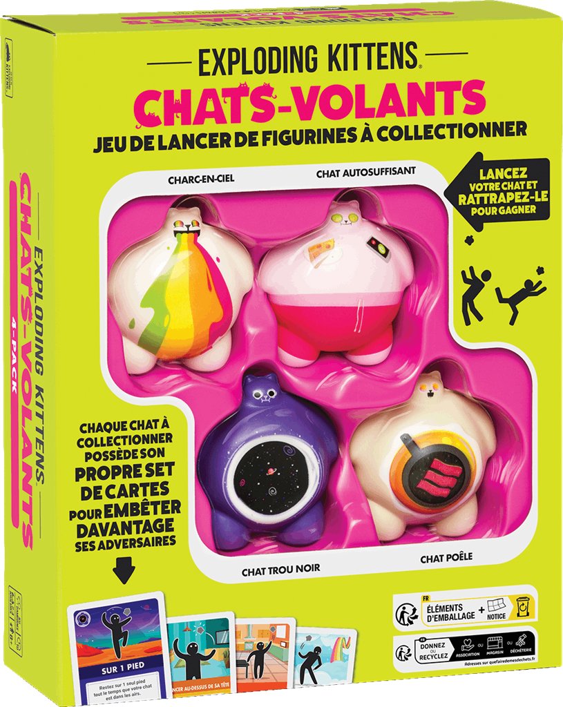 Chats-volants 4-pack