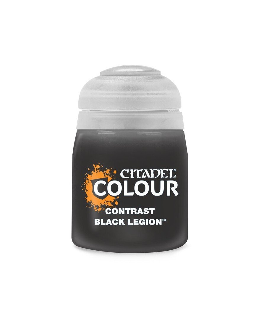 Pot of Contrast Black Legion paint 18ml 29-45 - Citadel