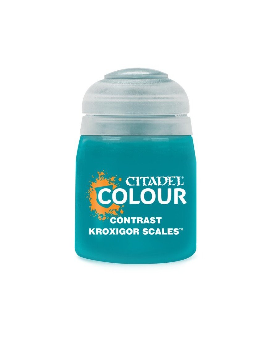 Pot of Contrast Kroxigor Scales paint 18ml 29-55 - Citadel