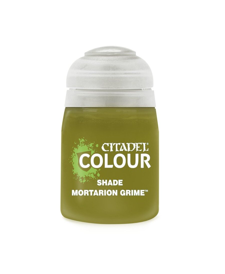 Pot of Shade Mortarion Grime paint 18ml 24-32 - Citadel Colour