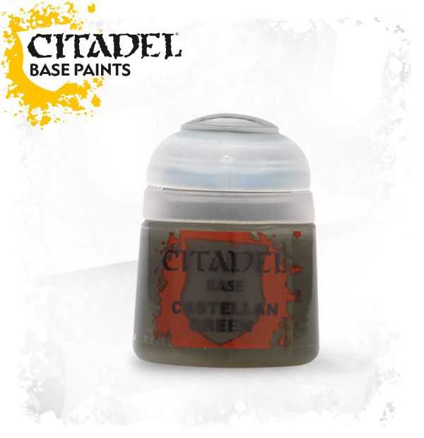 Pot of Base Castellan Green paint 12ml 21-14 - Citadel