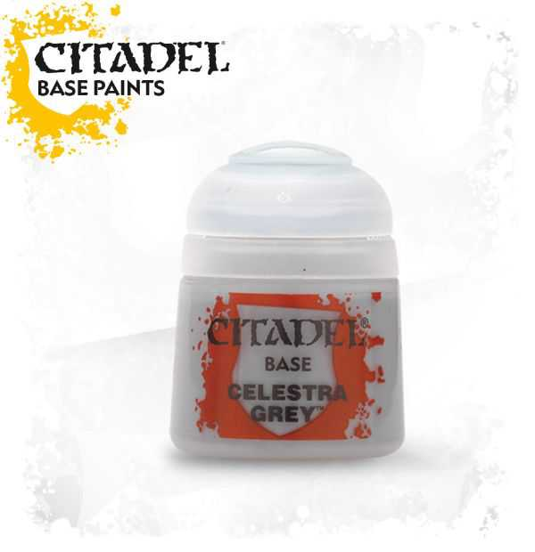 Pot of Base Celestra Grey paint 12ml 21-26 - Citadel