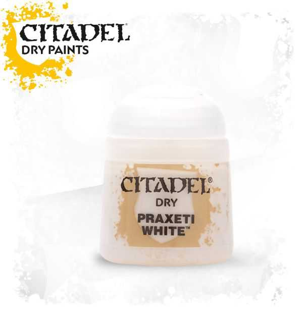 Pot of Dry Praxeti White paint 12ml 23-04 - Citadel