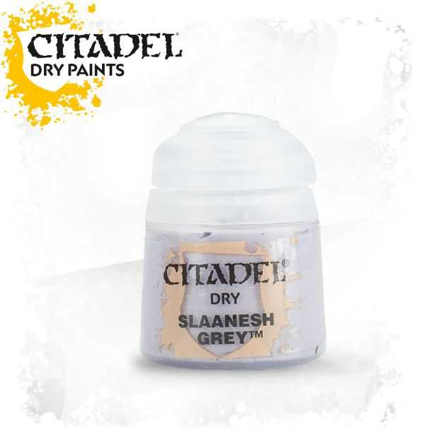 Pot of Dry Slaanesh Grey paint 12ml 23-31 - Citadel