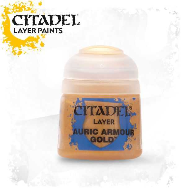 Pot de peinture Layer Auric Armour Gold 12ml 22-62 - Citadel