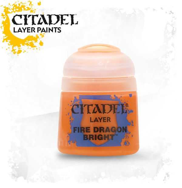 Pot de peinture Layer Fire Dragon Bright 12ml 22-04 - Citadel