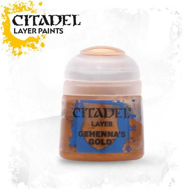 Pot de peinture Layer Gehenna's Gold 12ml 22-61 - Citadel