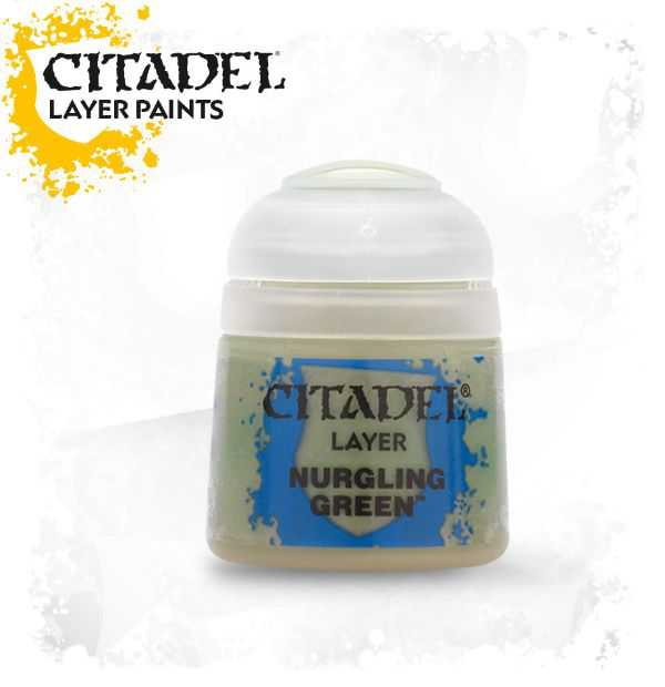 Pot de peinture Layer Nurgling Green 12ml 22-29 - Citadel