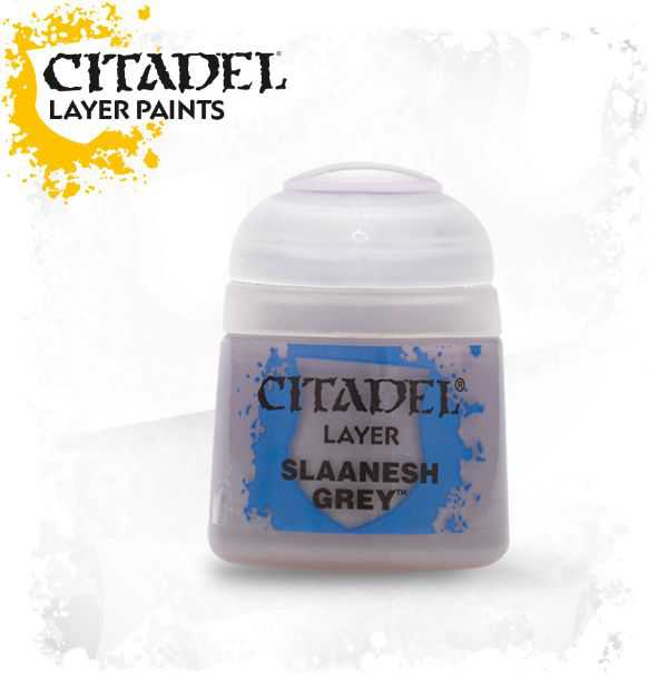 Pot of Layer Slaanesh Grey paint 12ml 22-12 - Citadel