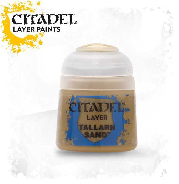 Pot de peinture Layer Tallarn Sand 12ml 22-34 - Citadel