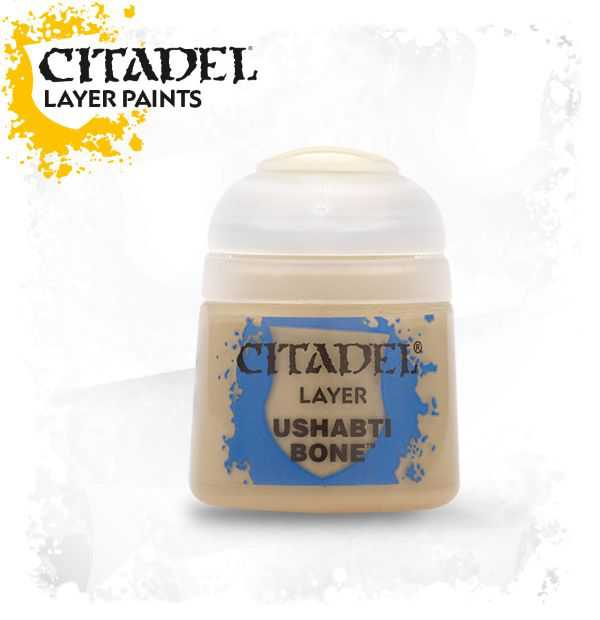 Pot of Layer Ushabti paint Bone 12ml 22-32 - Citadel