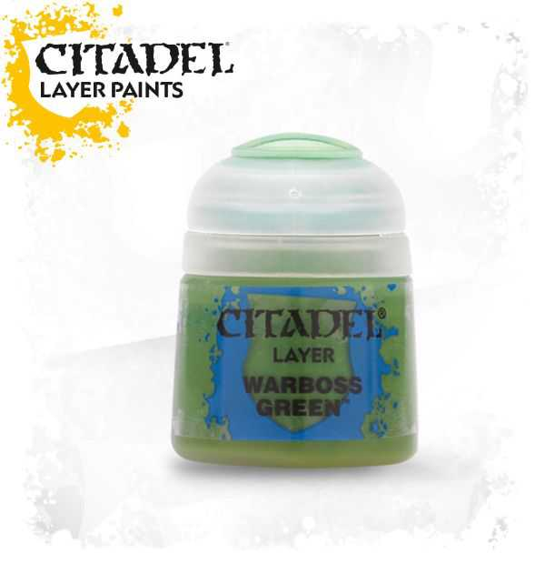 Pot de peinture Layer Warboss Green 12ml 22-25 - Citadel
