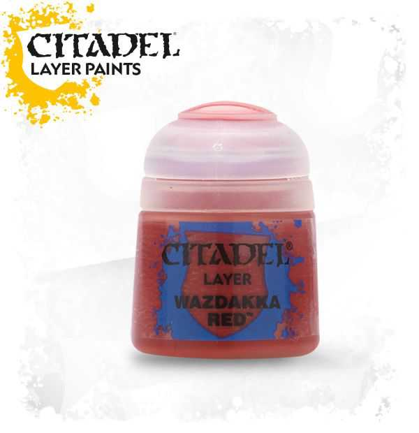 Pot de peinture Layer Wazdakka Red 12ml 22-07 - Citadel