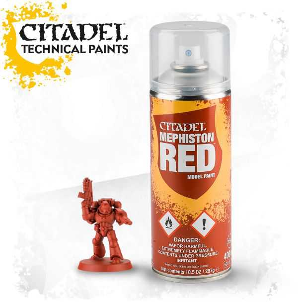 Spray Primer Mephiston Red 62-15 - Citadel
