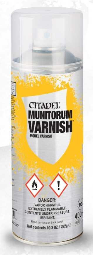 Spray Munitorum Varnish 62-03 - Citadel